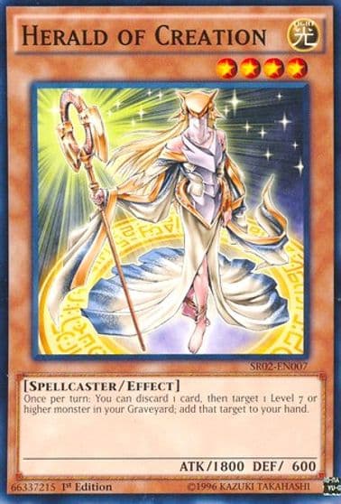 Herald of Creation Structure Deck: Rise of the True Dragons Yu-Gi-Oh! card