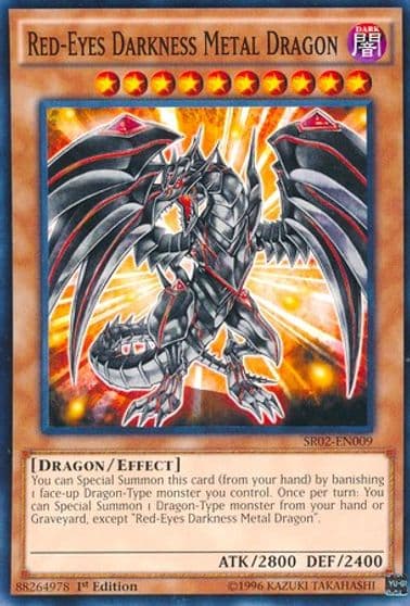 Red Eyes Darkness Metal Dragon Structure Deck: Rise of the True Dragons Yu-Gi-Oh! card