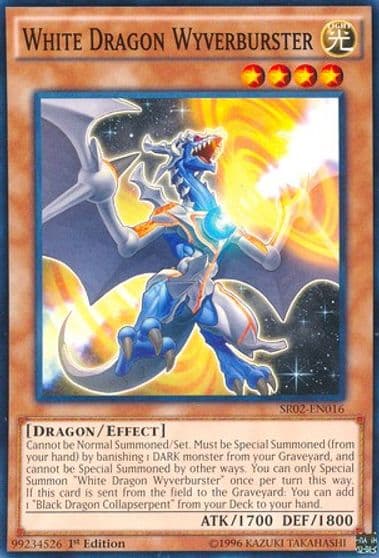 White Dragon Wyverburster Structure Deck: Rise of the True Dragons Yu-Gi-Oh! card