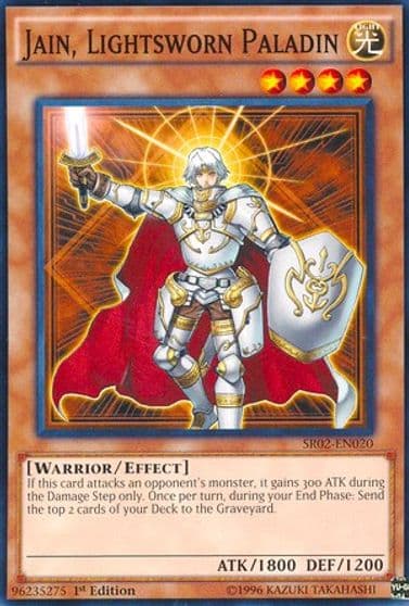 Jain Lightsworn Paladin Structure Deck: Rise of the True Dragons Yu-Gi-Oh! card