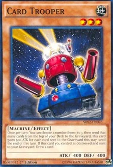 Card Trooper Structure Deck: Rise of the True Dragons Yu-Gi-Oh! card