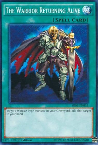 The Warrior Returning Alive Structure Deck: Rise of the True Dragons Yu-Gi-Oh! card