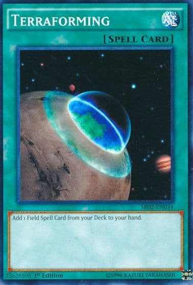 Terraforming Structure Deck: Rise of the True Dragons Yu-Gi-Oh! card