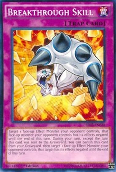 Breakthrough Skill Structure Deck: Rise of the True Dragons Yu-Gi-Oh! card