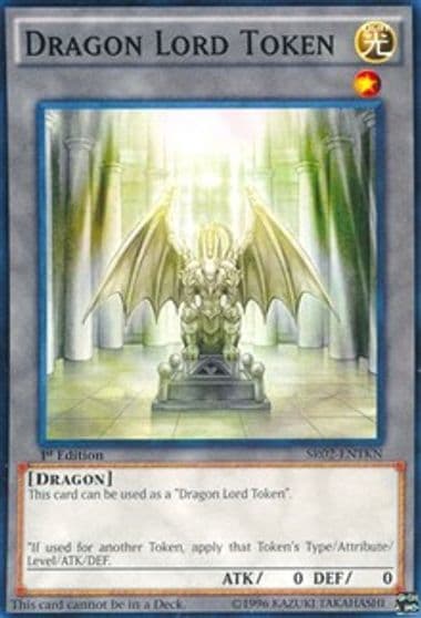 Token Dragon Lord Structure Deck: Rise of the True Dragons Yu-Gi-Oh! card