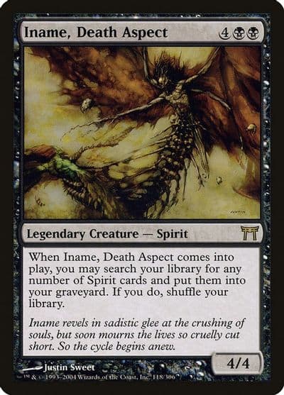 Iname Death Aspect Champions of Kamigawa Magic card