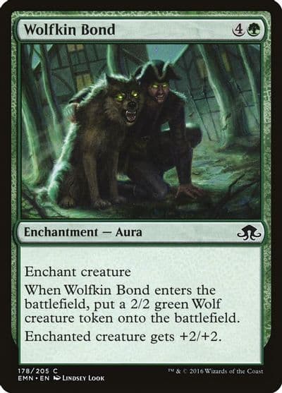 Wolfkin Bond Eldritch Moon Magic card