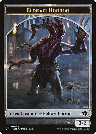 Eldrazi Horror Token Eldritch Moon Magic card