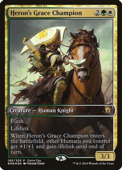 Herons Grace Champion Game Day & Store Championship Promos Magic card