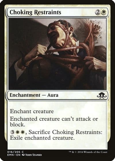 Choking Restraints Eldritch Moon Magic card