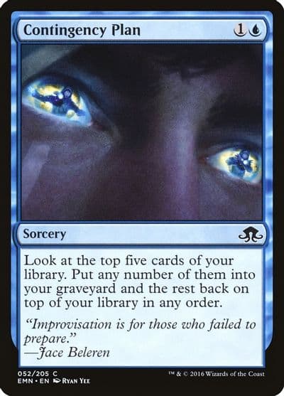 Contingency Plan Eldritch Moon Magic card