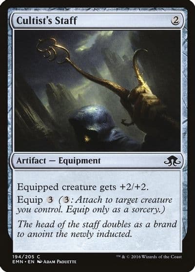 Cultists Staff Eldritch Moon Magic card