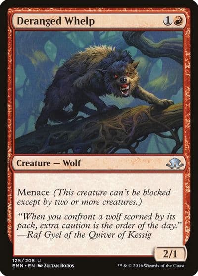 Deranged Whelp Eldritch Moon Magic card