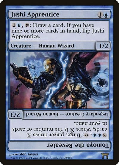 Jushi Apprentice Tomoya the Revealer Champions of Kamigawa Magic card