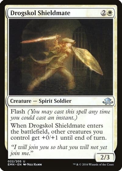 Drogskol Shieldmate Eldritch Moon Magic card