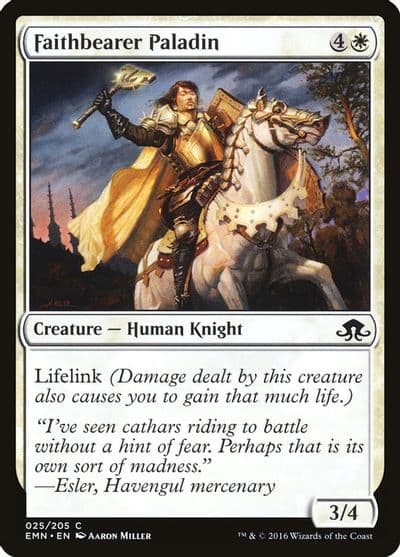 Faithbearer Paladin Eldritch Moon Magic card