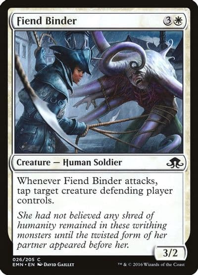Fiend Binder Eldritch Moon Magic card