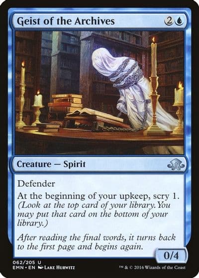 Geist of the Archives Eldritch Moon Magic card