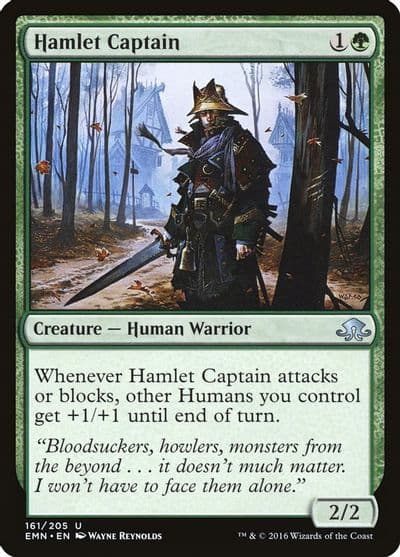 Hamlet Captain Eldritch Moon Magic card