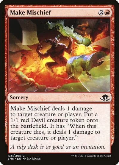 Make Mischief Eldritch Moon Magic card
