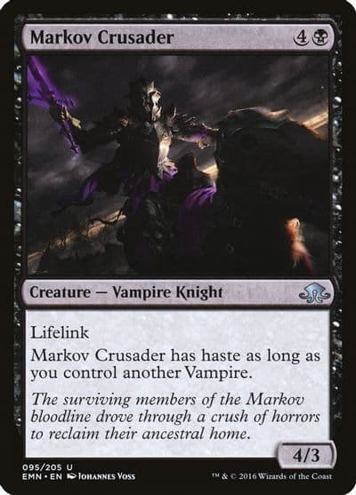 Markov Crusader Eldritch Moon Magic card