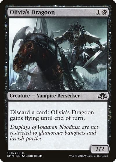 Olivias Dragoon Eldritch Moon Magic card