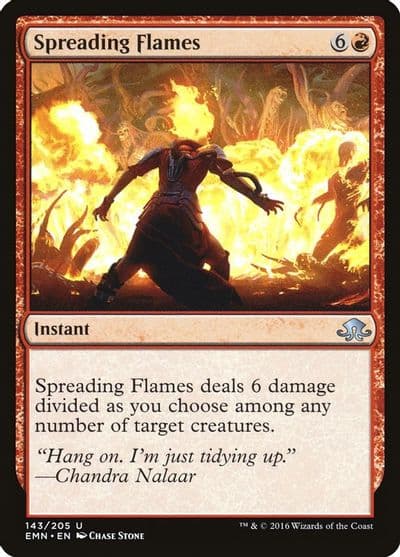 Spreading Flames Eldritch Moon Magic card