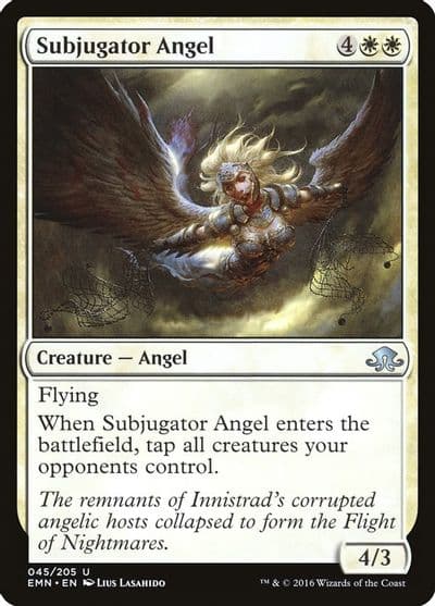 Subjugator Angel Eldritch Moon Magic card