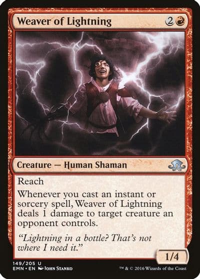 Weaver of Lightning Eldritch Moon Magic card
