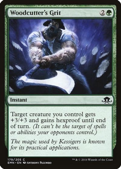 Woodcutters Grit Eldritch Moon Magic card