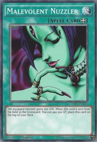 Malevolent Nuzzler Spell Ruler Yu-Gi-Oh! card