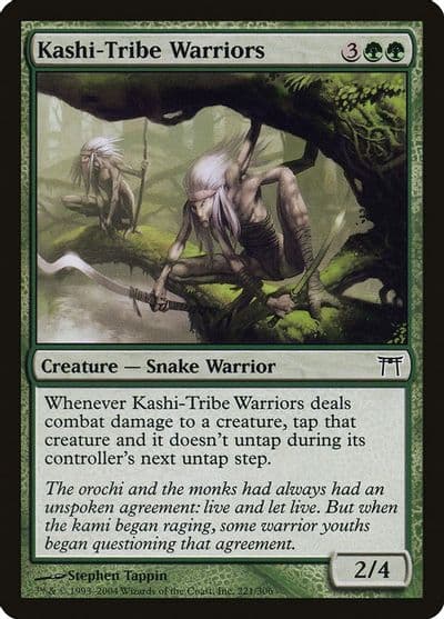 Kashi Tribe Warriors Champions of Kamigawa Magic card