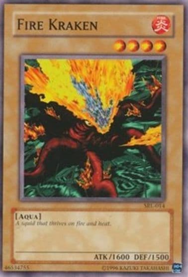 Fire Kraken Spell Ruler Yu-Gi-Oh! card