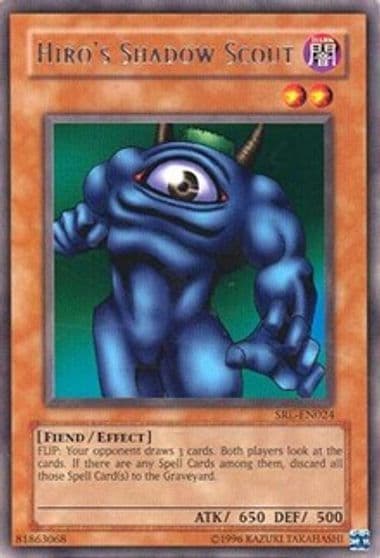 Hiros Shadow Scout Spell Ruler Yu-Gi-Oh! card