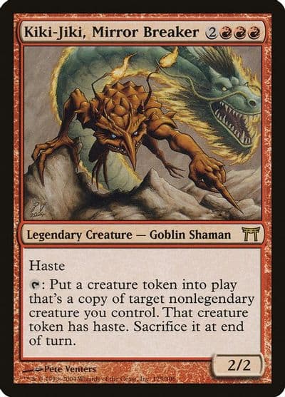 Kiki Jiki Mirror Breaker Champions of Kamigawa Magic card