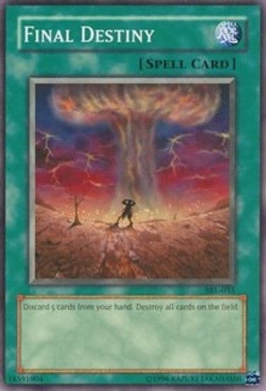 Final Destiny Spell Ruler Yu-Gi-Oh! card