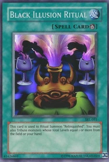 Black Illusion Ritual Spell Ruler Yu-Gi-Oh! card