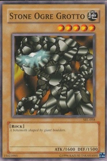 Stone Ogre Grotto Spell Ruler Yu-Gi-Oh! card