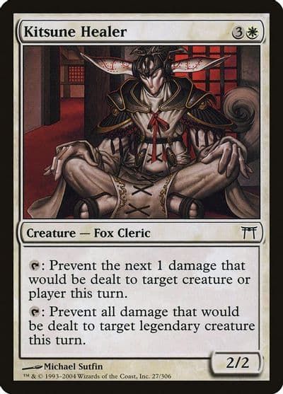 Kitsune Healer Champions of Kamigawa Magic card