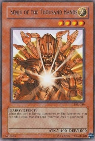 Senju of the Thousand Hands Spell Ruler Yu-Gi-Oh! card
