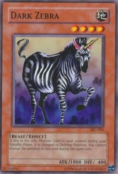 Dark Zebra Spell Ruler Yu-Gi-Oh! card