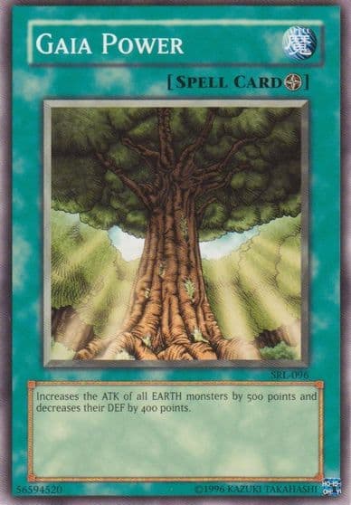 Gaia Power Spell Ruler Yu-Gi-Oh! card