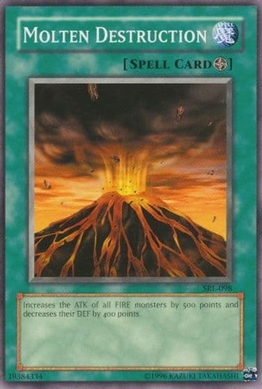 Molten Destruction Spell Ruler Yu-Gi-Oh! card