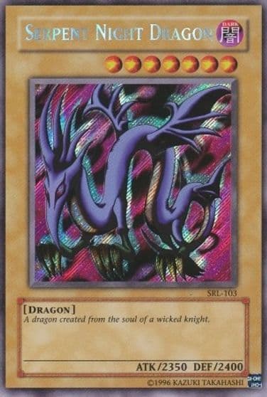 Serpent Night Dragon Spell Ruler Yu-Gi-Oh! card