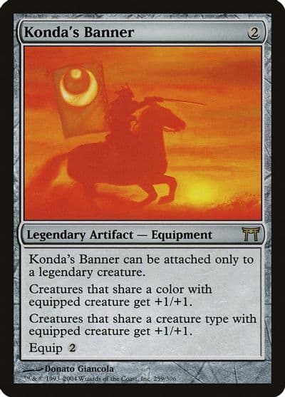 Kondas Banner Champions of Kamigawa Magic card