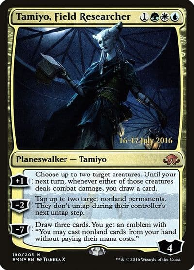 Tamiyo Field Researcher Prerelease Cards Magic card