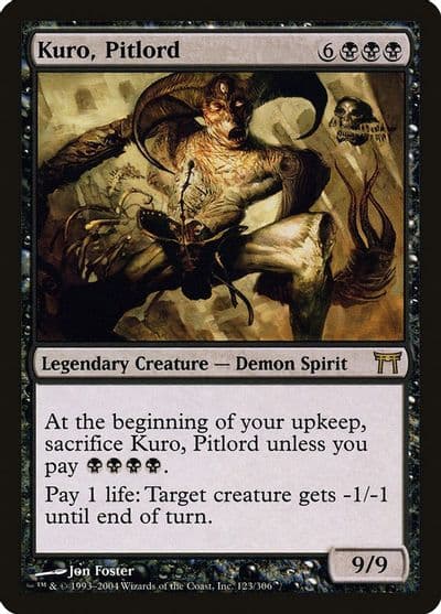 Kuro Pitlord Champions of Kamigawa Magic card