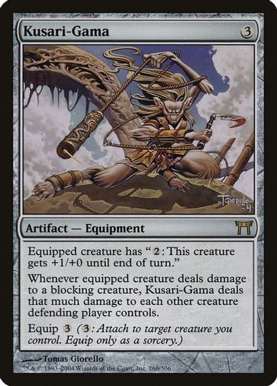 Kusari Gama Champions of Kamigawa Magic card