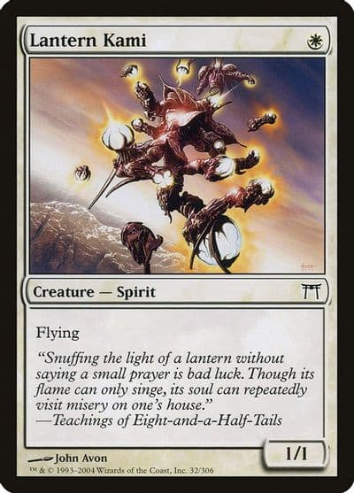 Lantern Kami Champions of Kamigawa Magic card