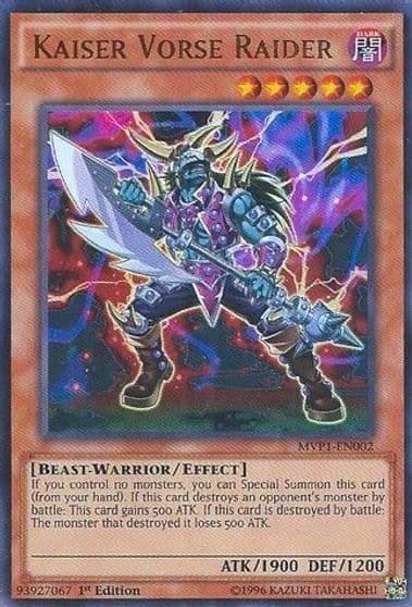 Kaiser Vorse Raider The Dark Side of Dimensions Movie Pack Yu-Gi-Oh! card